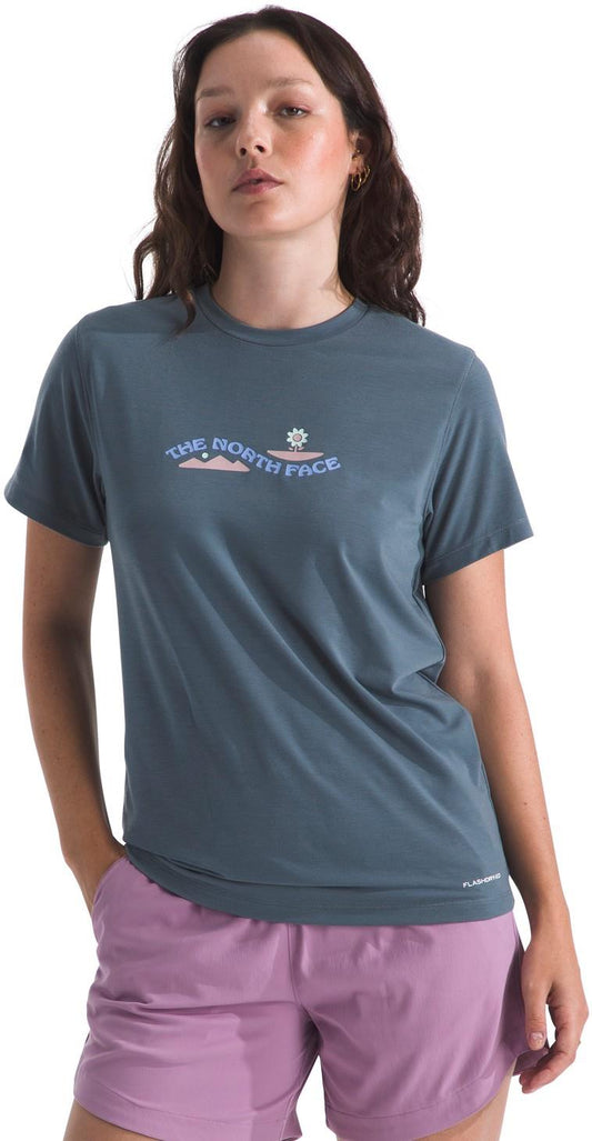 Adventure Wavy Type SS Tee - Womens - granite grey 1