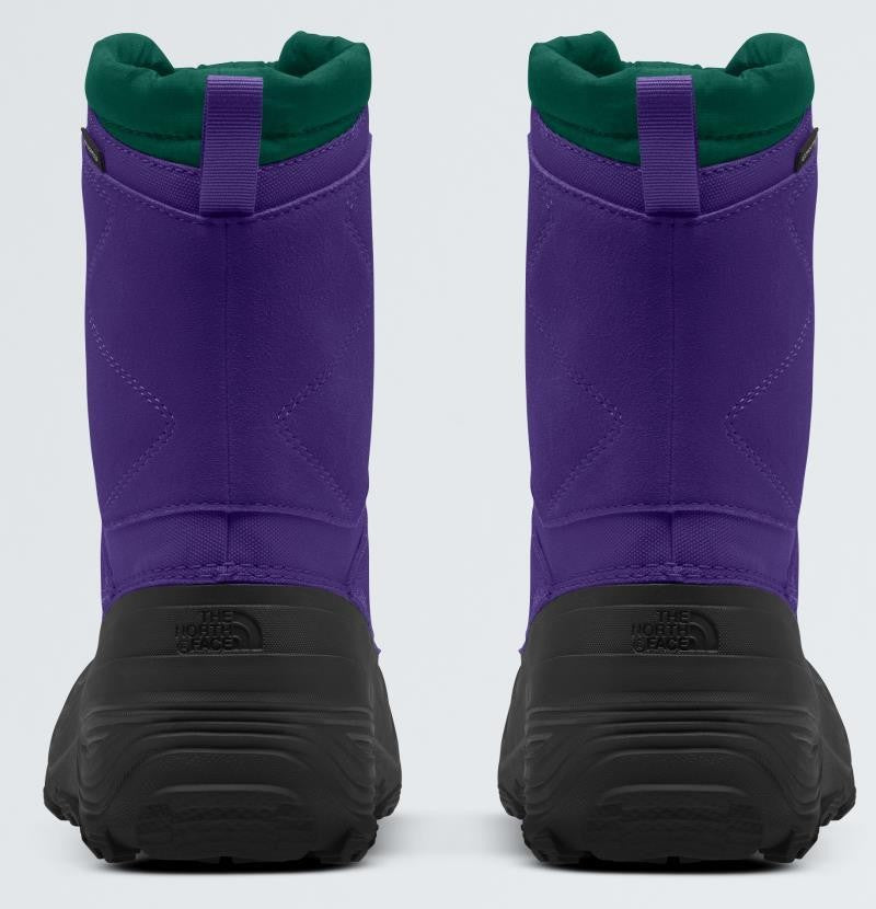 Alpenglow V WP - Youth - peak purple / evergreen 1