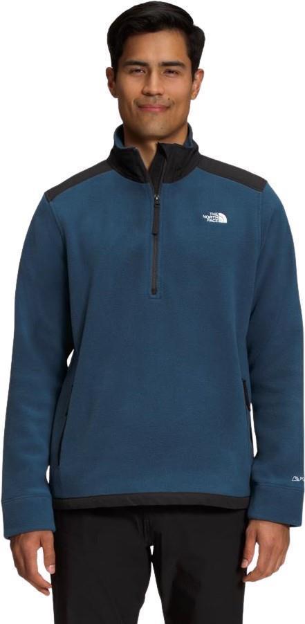 Alpine Polartec 200 1/4 Zip - Mens - shady blue / tnf black 1