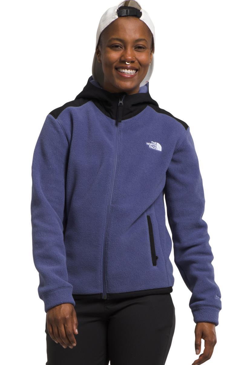 Alpine Polartec 200 Full Zip Hooded Jacket - Womens - Cave Blue / TNF Black 1