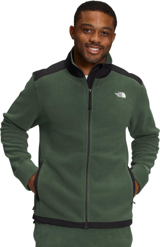 Alpine Polartec 200 Full Zip Jacket - Mens - Thyme / TNF Black 1