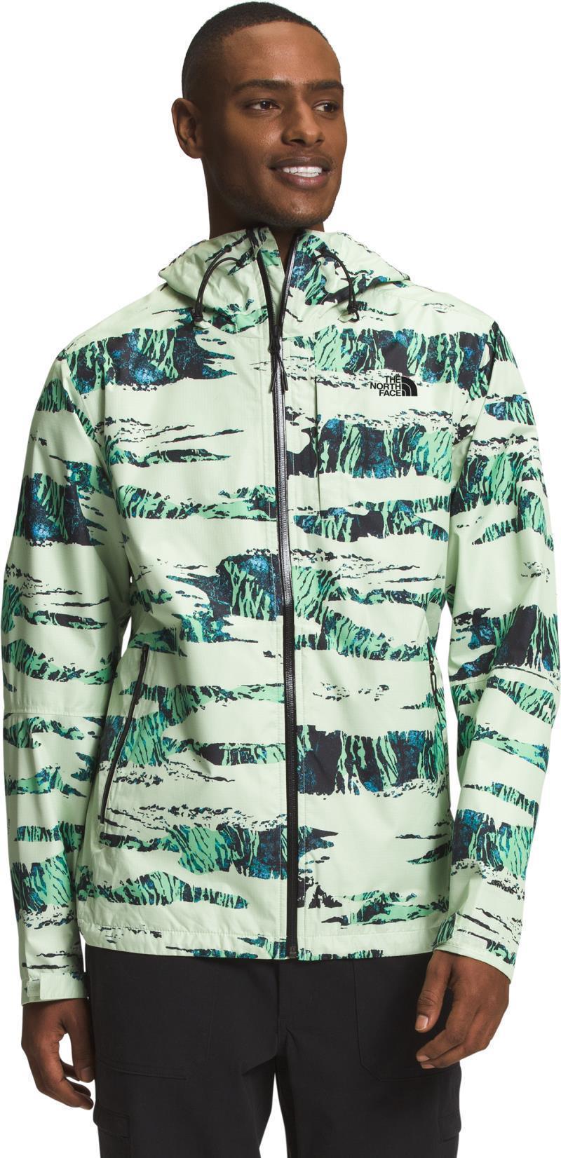 Alta Vista Jacket - Mens - Lime Cream Ravine Camo Print 1