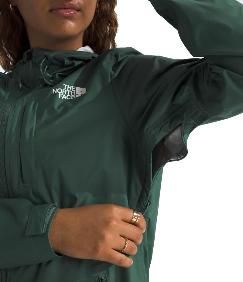 Alta Vista Rain Jacket - Womens - duck green 1