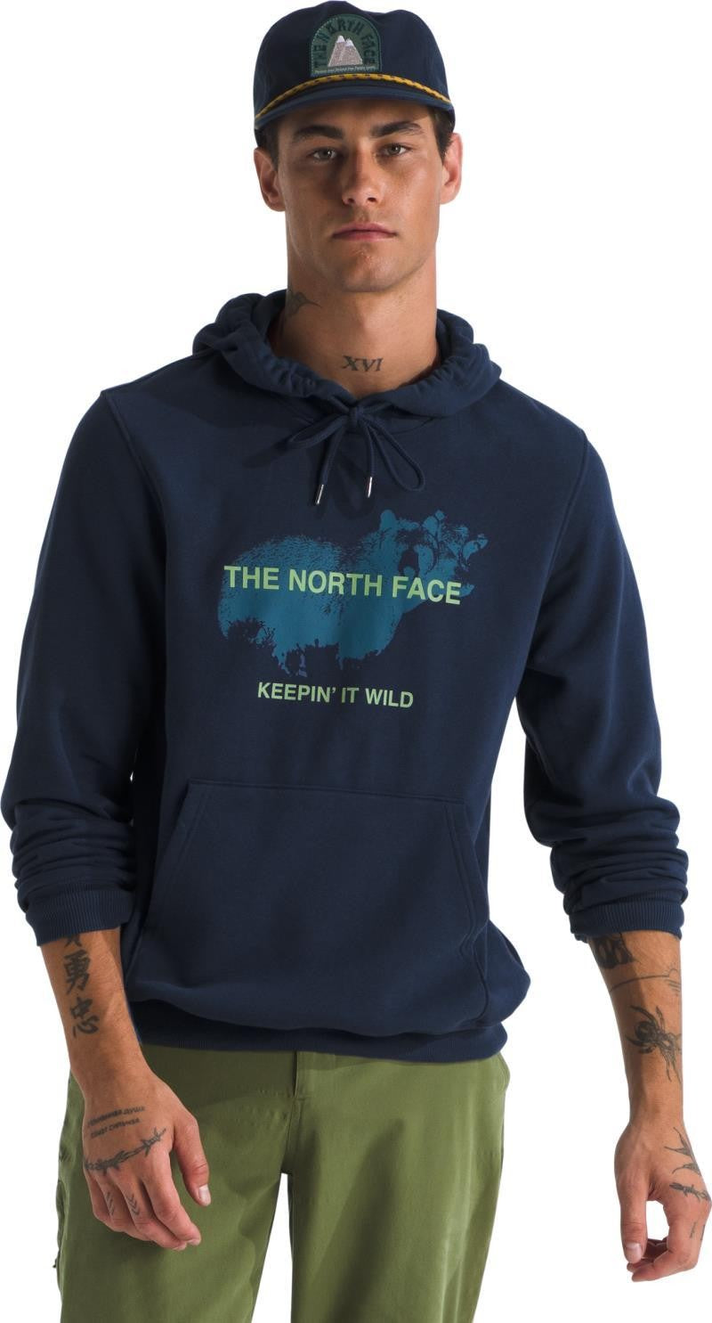 Animals We Love Bear Graphic Hoodie - Mens - summit navy 1