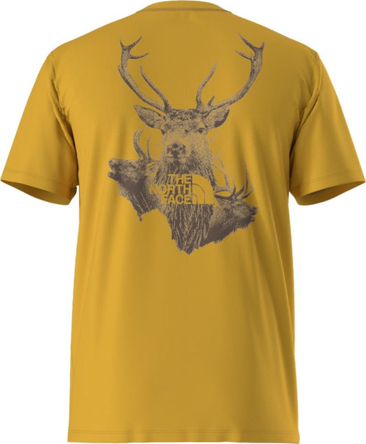 Animals We Love Elk Graphic SS Tee - Mens - turmeric 1