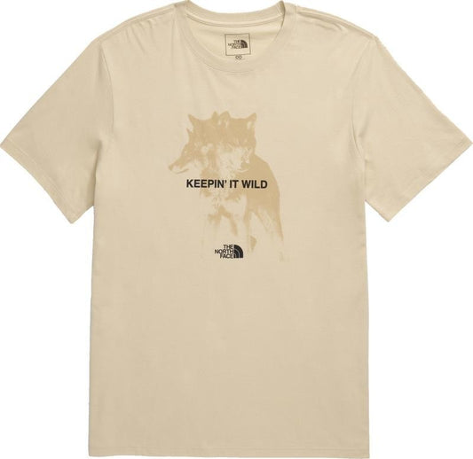 Animals We Love Wolf Graphic SS Tee - Mens - gravel 1