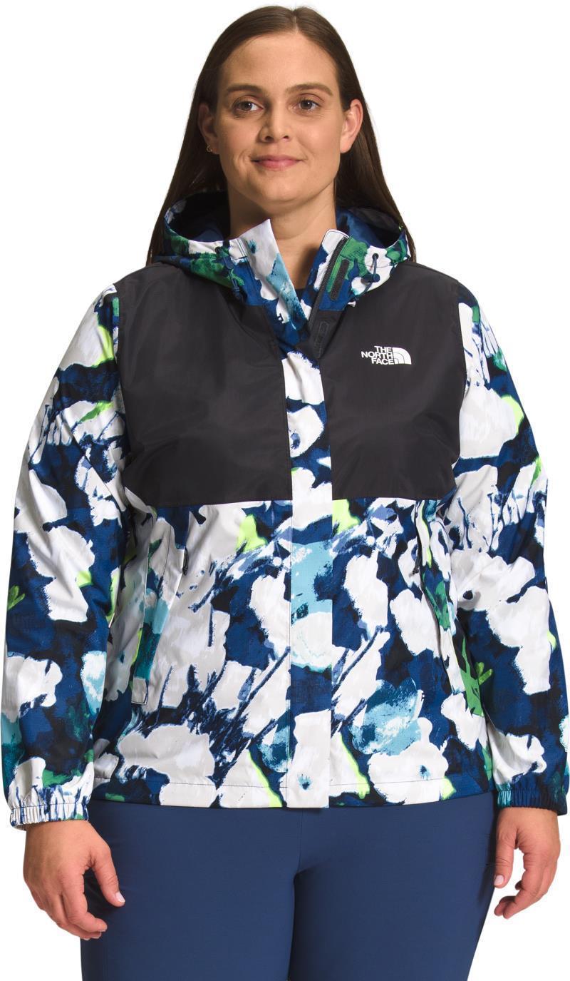 Antora Jacket, Plus - Womens - TNF Black / Summit Navy Abstract Floral Print 1