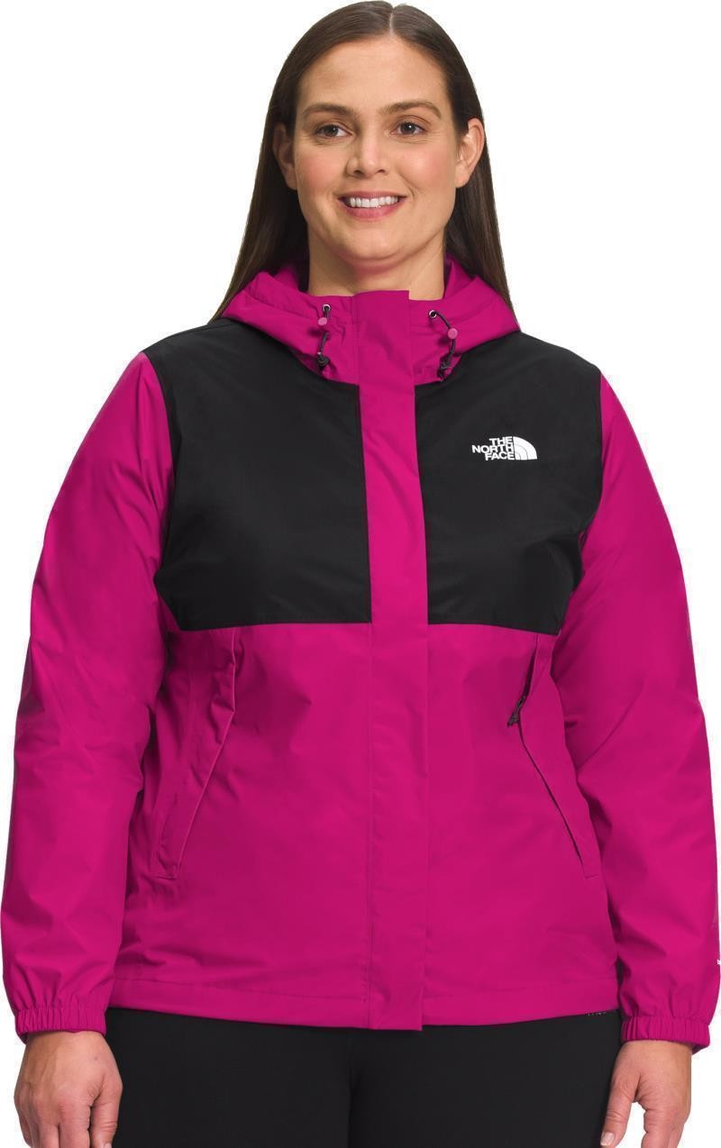 Antora Jacket, Plus - Womens - tnf black / fuchsia pink 1