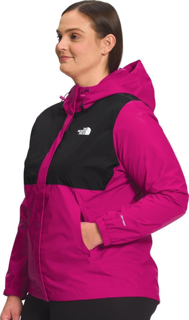 Antora Jacket, Plus - Womens - tnf black / fuchsia pink 1