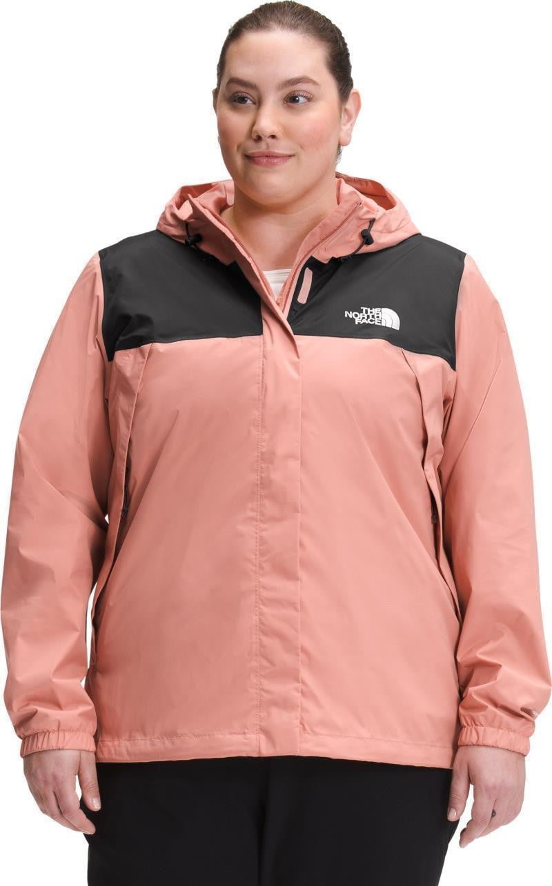 Antora Jacket, Plus - Womens - tnf black / rose dawn 1