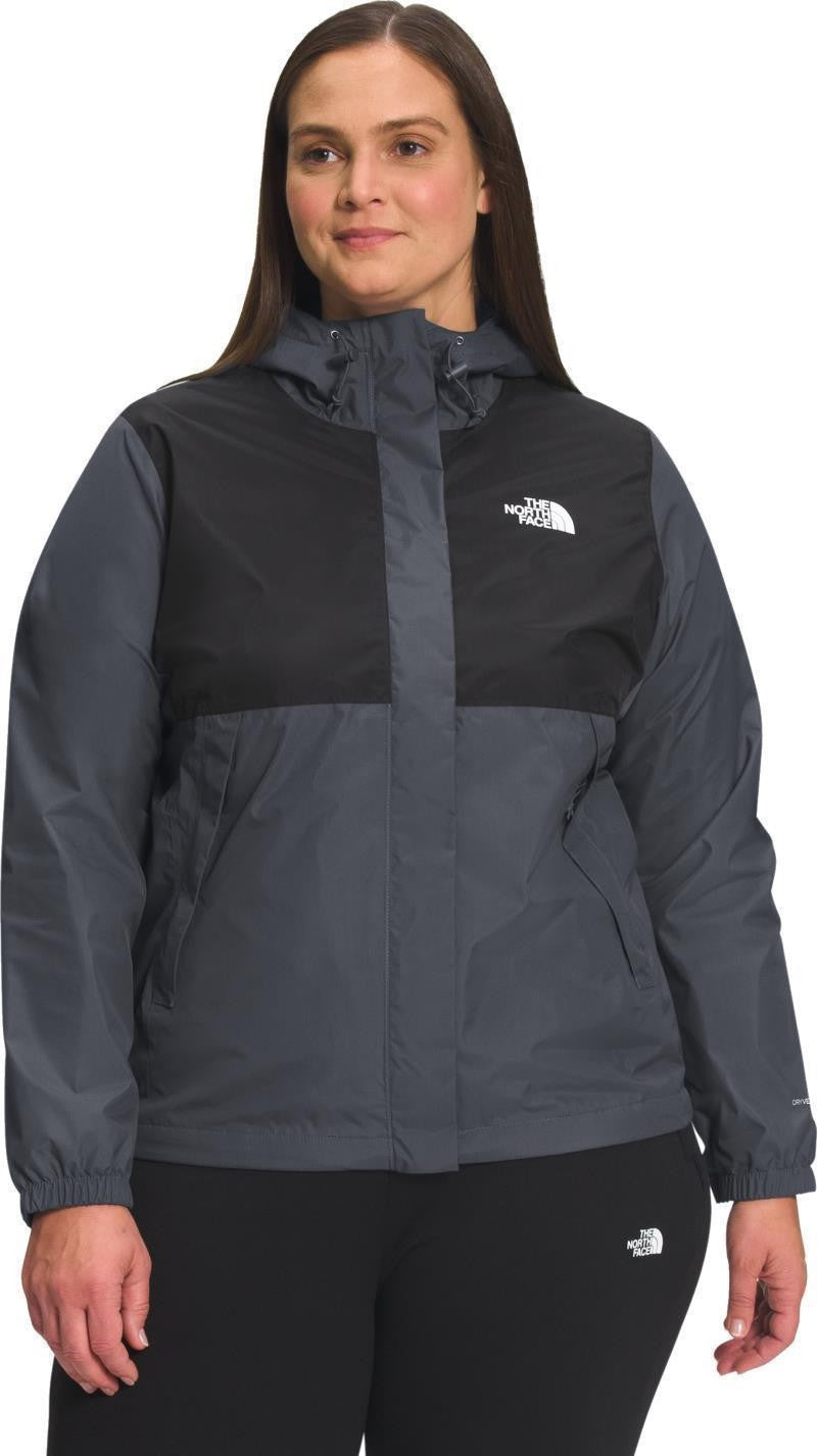 Antora Jacket, Plus - Womens - tnf black / vanadis grey 1