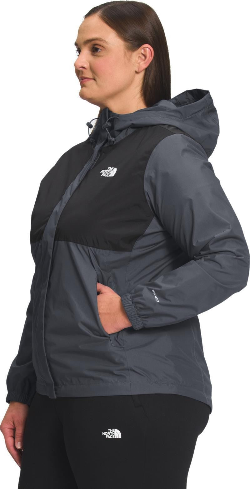 Antora Jacket, Plus - Womens - tnf black / vanadis grey 1
