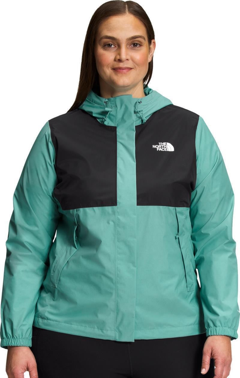 Antora Jacket, Plus - Womens - tnf black / wasabi 1