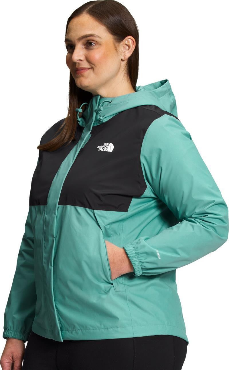 Antora Jacket, Plus - Womens - tnf black / wasabi 1