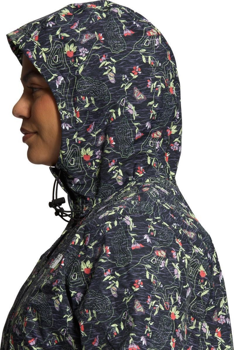 Antora Parka, Plus - Womens - tnf black iwd print 1
