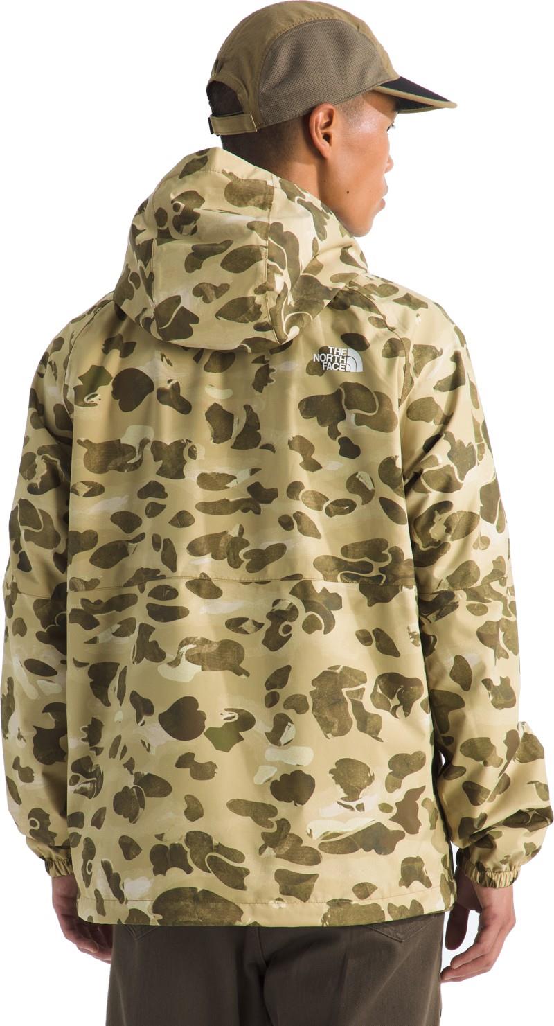 Antora Printed Rain Hoodie - Mens - cedar heritage print 1