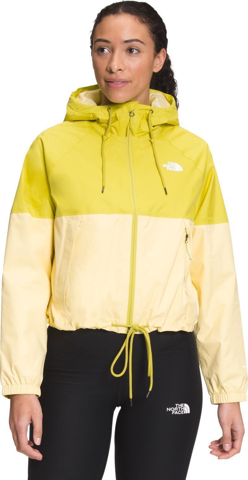 Antora Rain Hoodie - Womens - Acid Yellow / Pale Banana 1