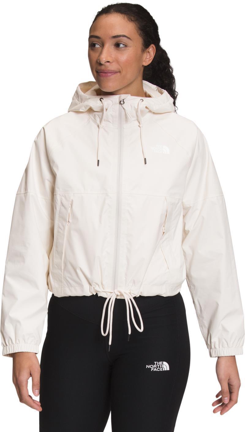 Antora Rain Hoodie - Womens - Gardenia White 1