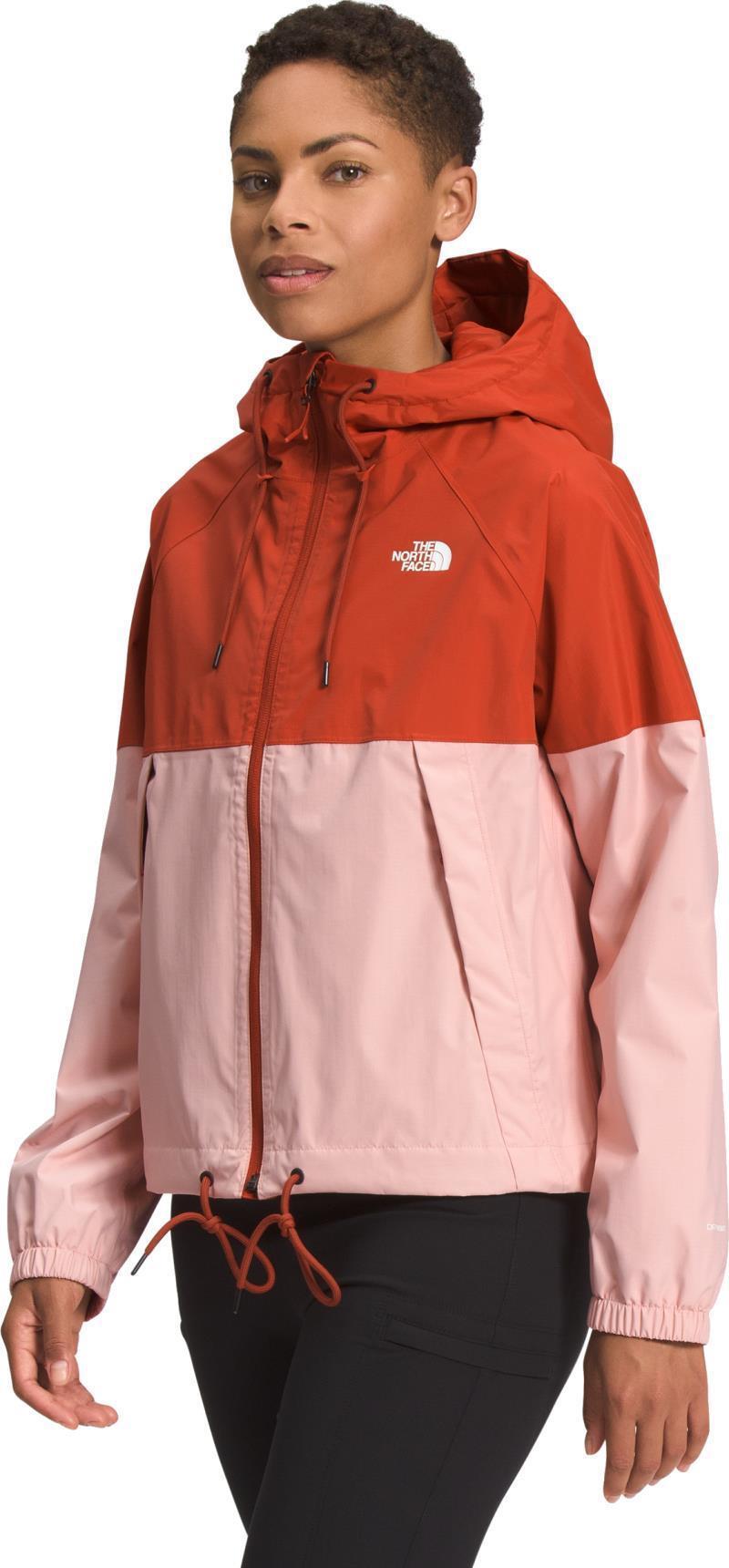 Antora Rain Hoodie - Womens - Rusted Bronze / Pink Moss 1