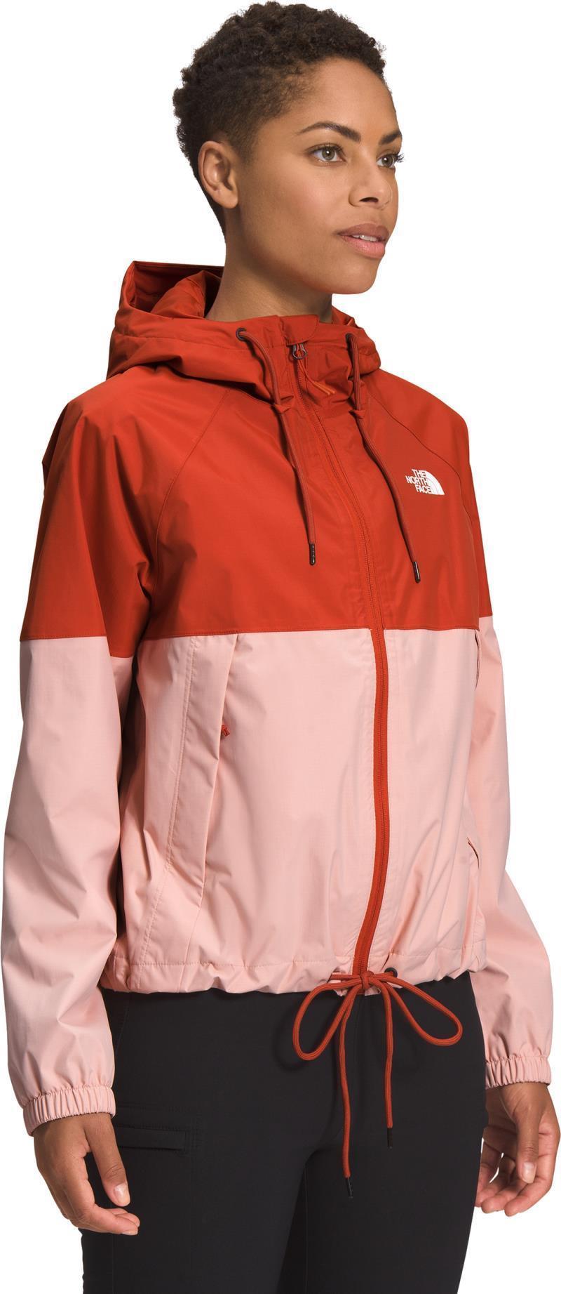 Antora Rain Hoodie - Womens - Rusted Bronze / Pink Moss 2