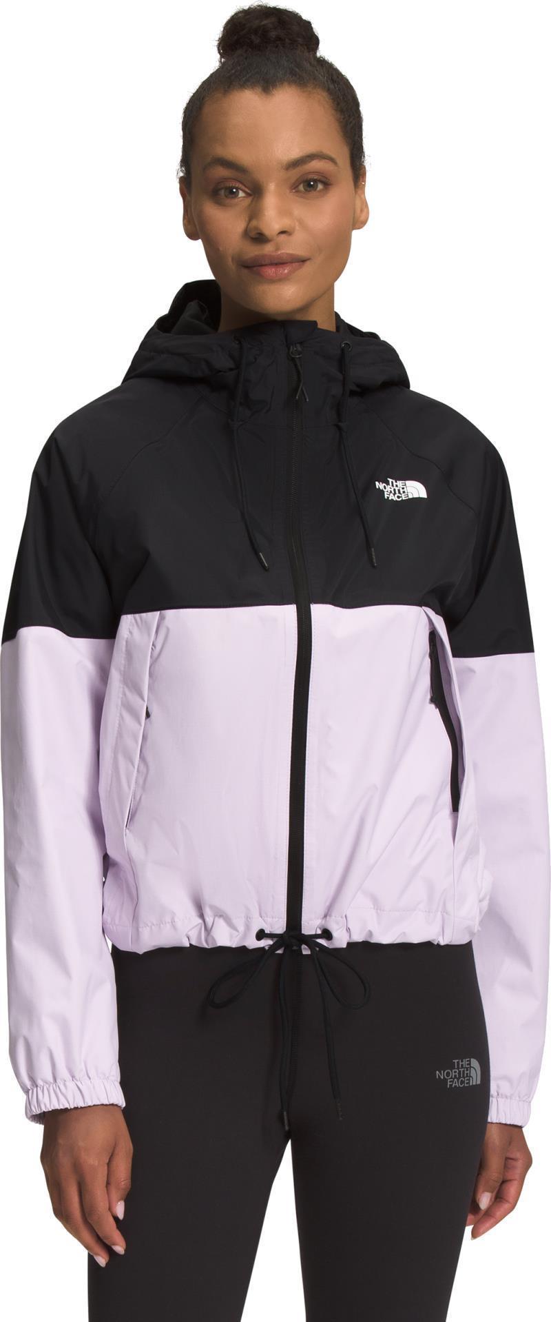 Antora Rain Hoodie - Womens - TNF Black / Lavender Fog 1