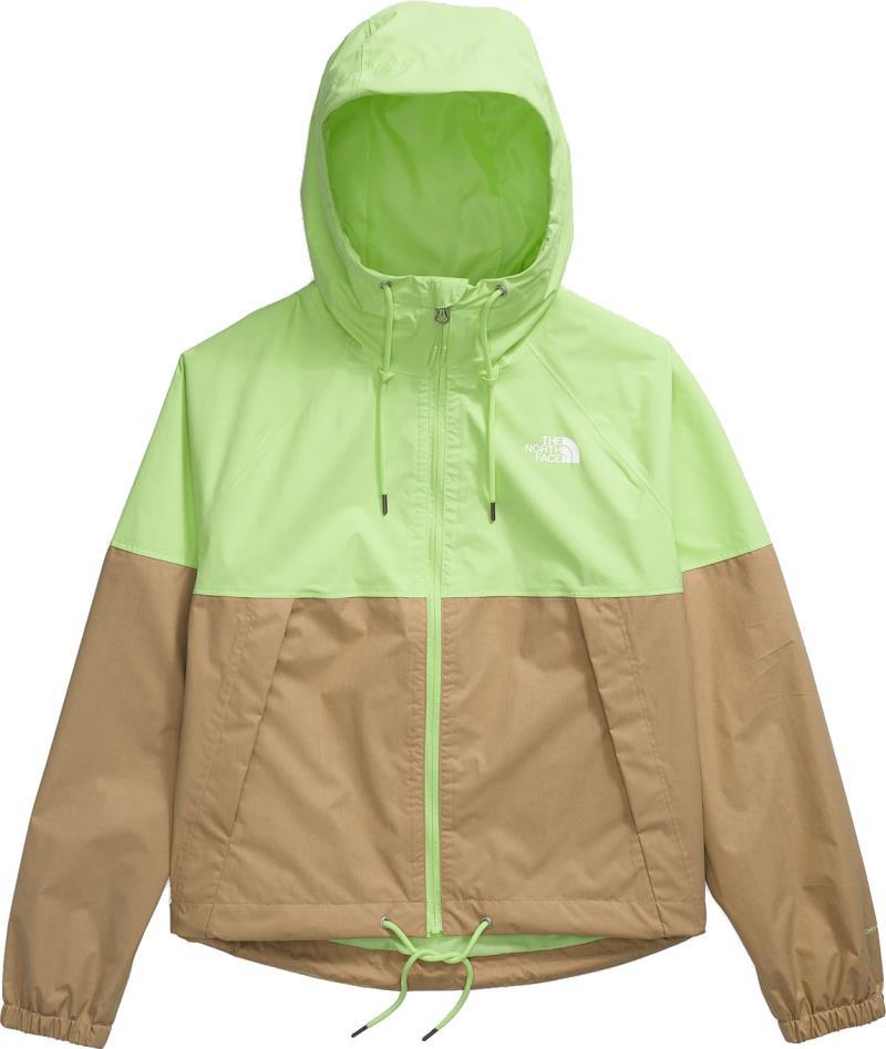 Antora Rain Hoodie - Womens - astro lime / khaki stone 1