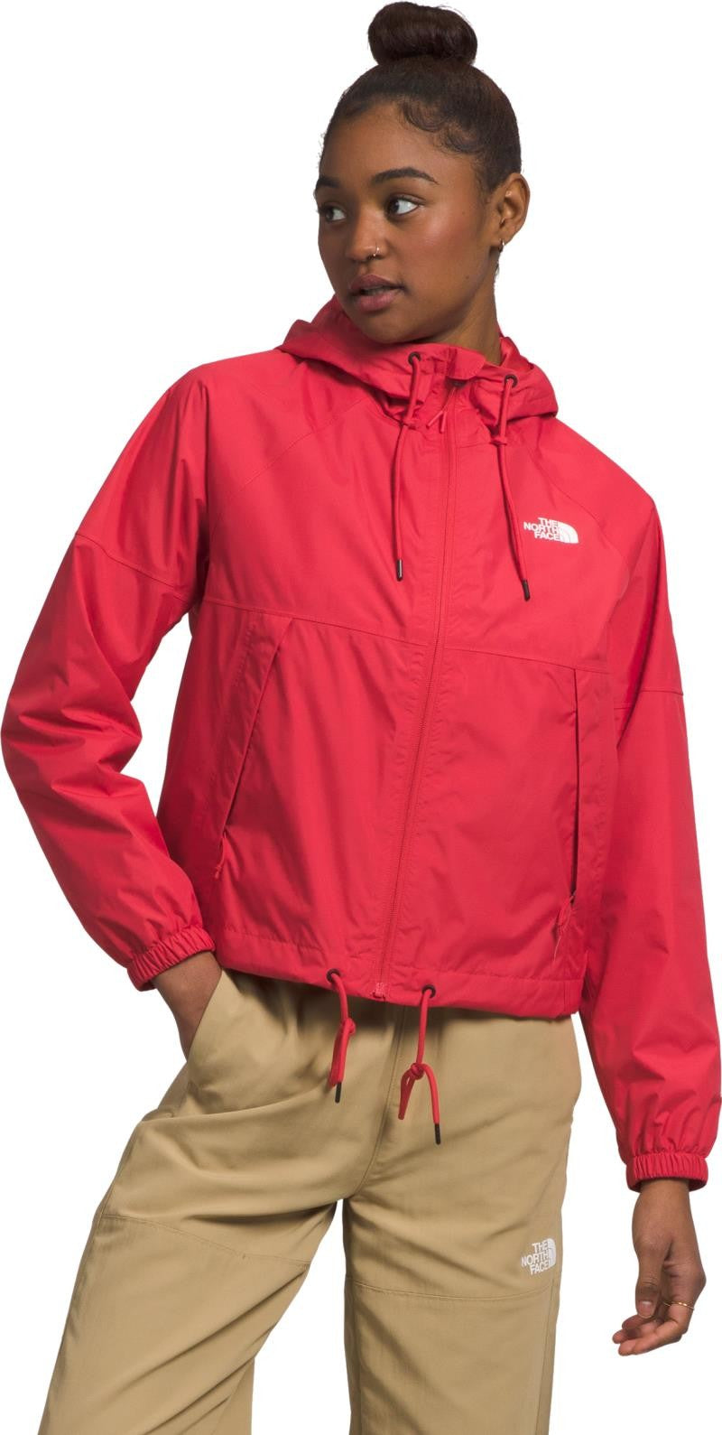 Antora Rain Hoodie - Womens - clay red 1