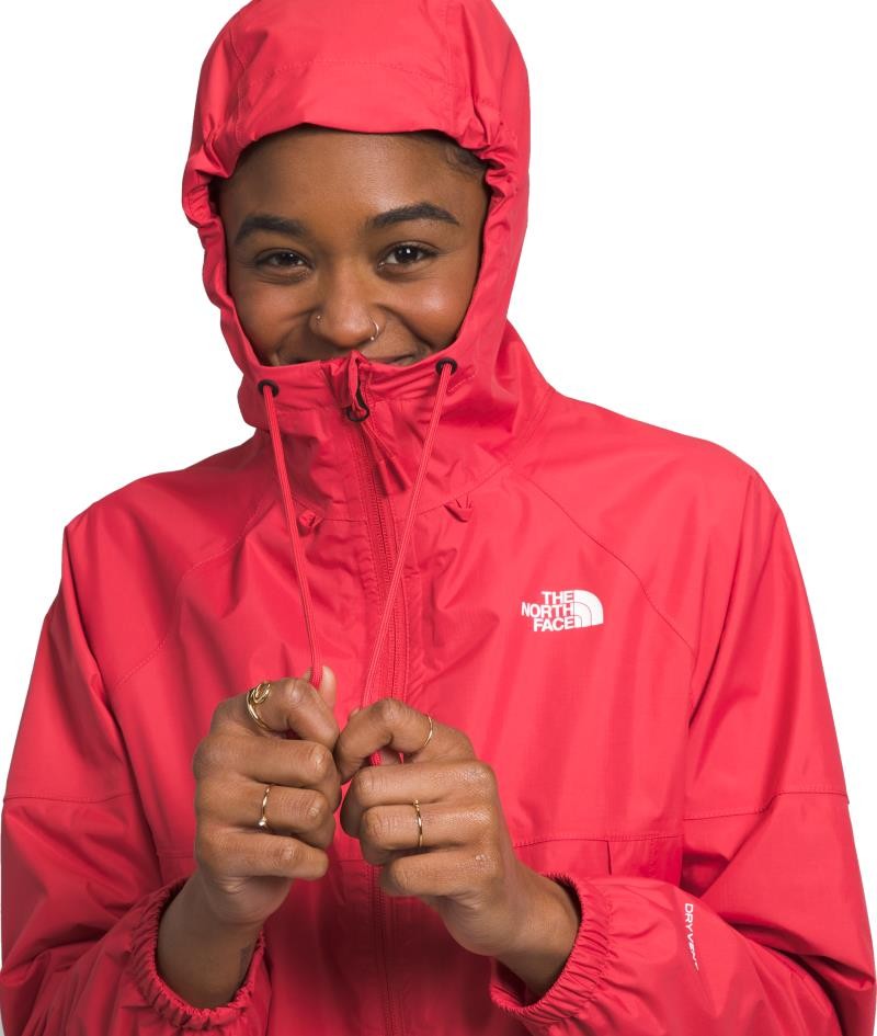 Antora Rain Hoodie - Womens - clay red 1