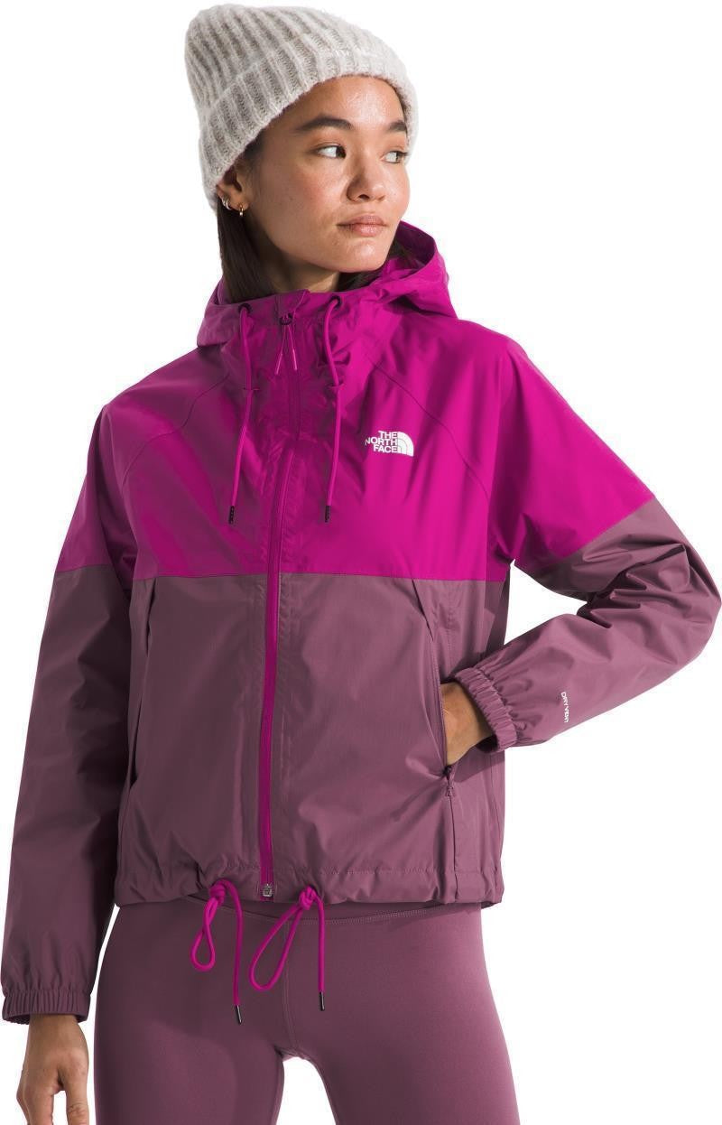 Antora Rain Hoodie - Womens - deep mulberry / midnight mauve 1