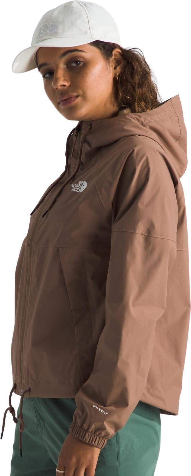 Antora Rain Hoodie - Womens - latte 1