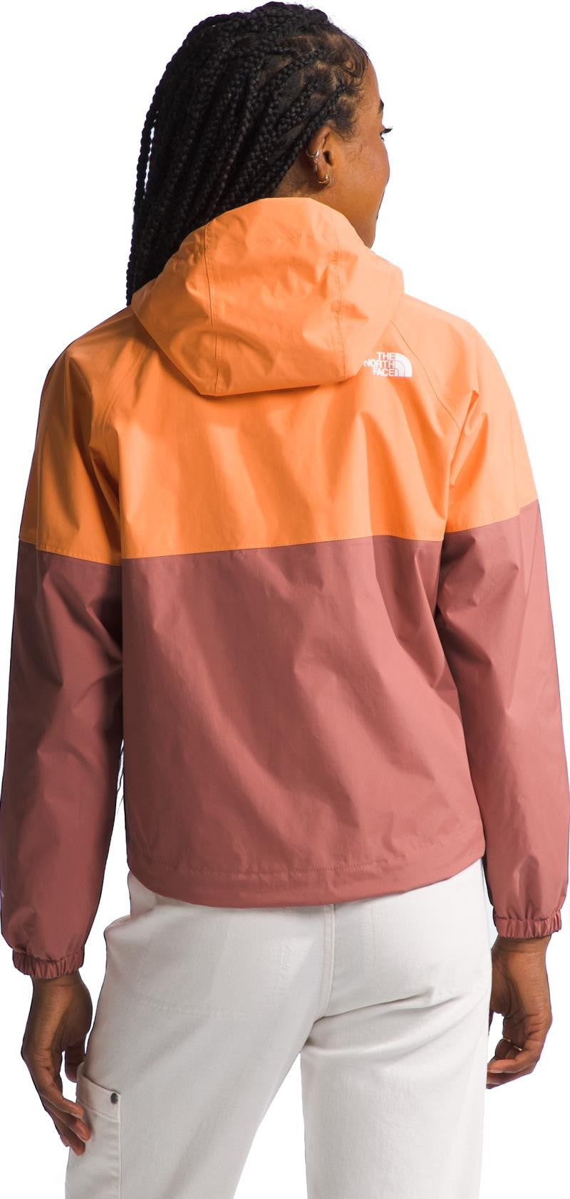 Antora Rain Hoodie - Womens - peach granite / light mahogany 1