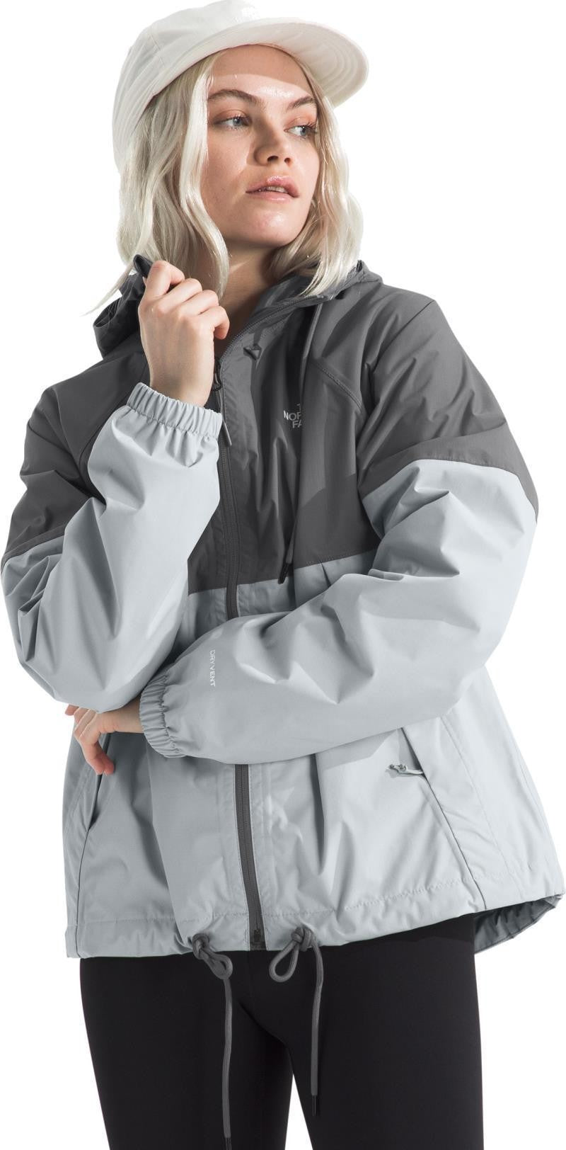 Antora Rain Hoodie - Womens - smoked pearl / high rise 1