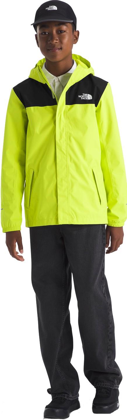 Antora Rain Jacket - Boys - fizz lime 1