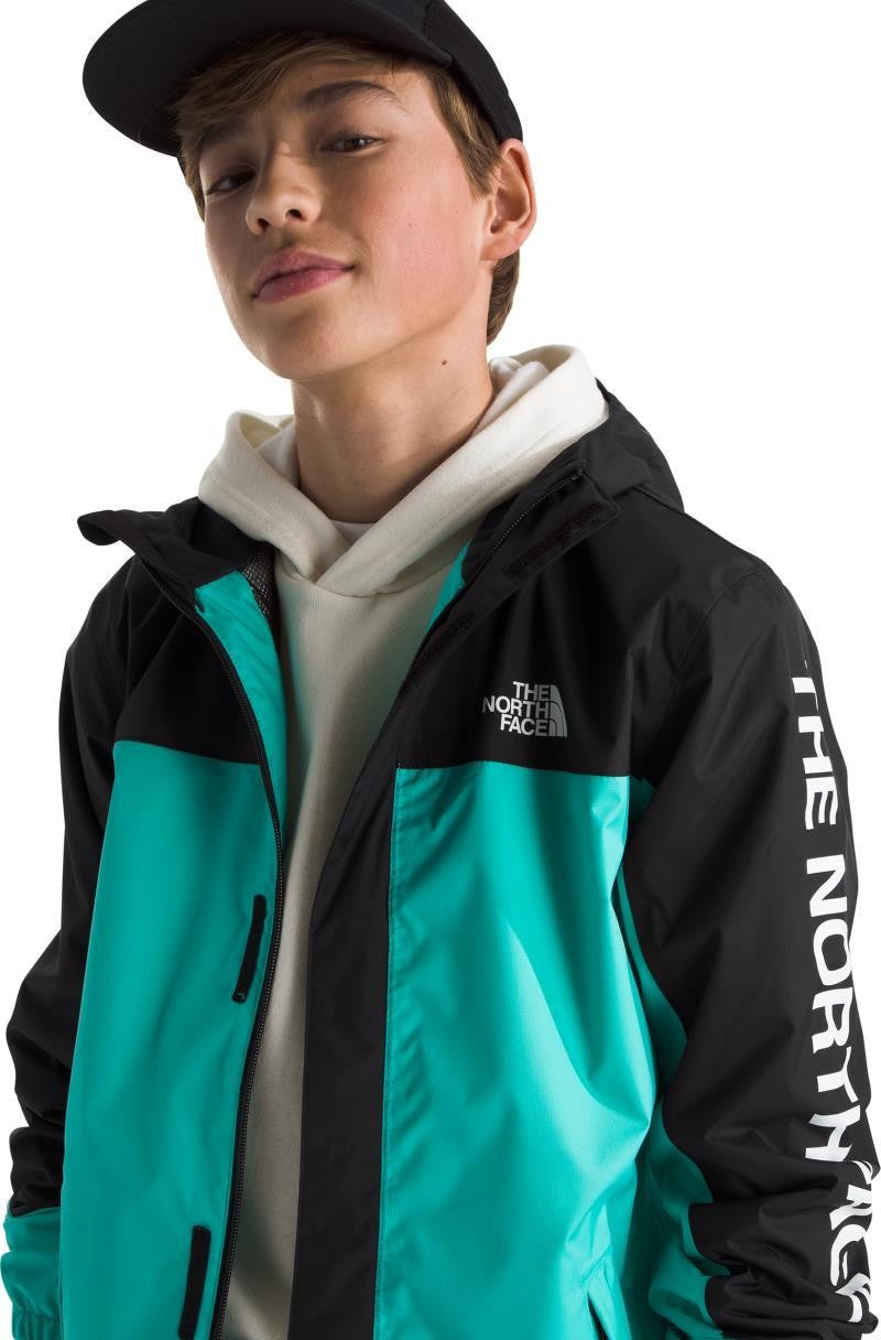 Antora Rain Jacket - Boys - geyser aqua 1