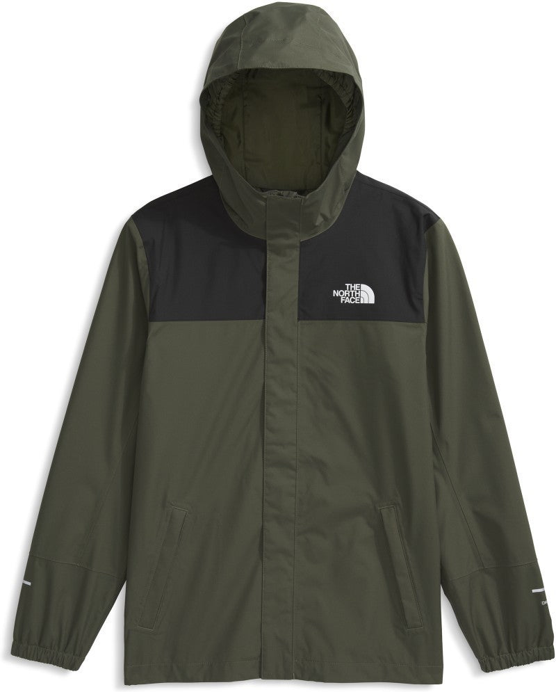 Antora Rain Jacket - Boys - new taupe green 1