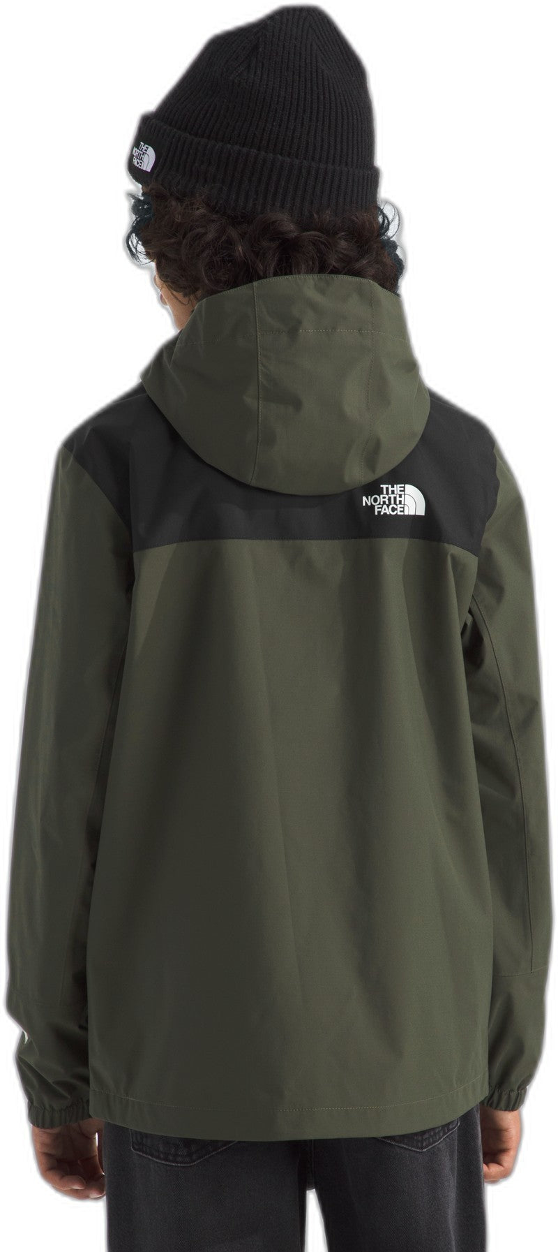 Antora Rain Jacket - Boys - new taupe green 1