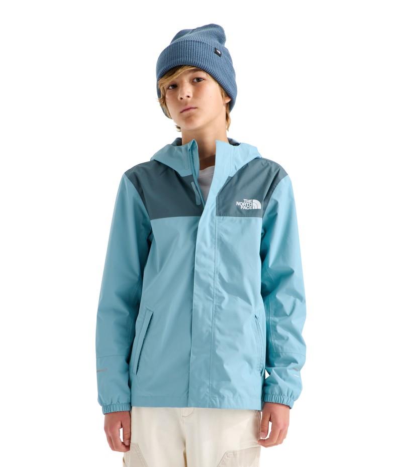 Antora Rain Jacket - Boys - pale teal / granite grey 1