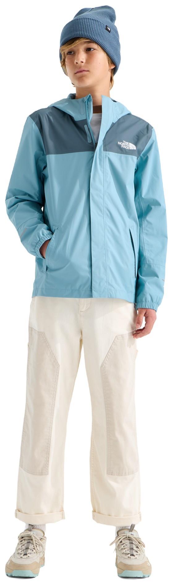Antora Rain Jacket - Boys - pale teal / granite grey 1
