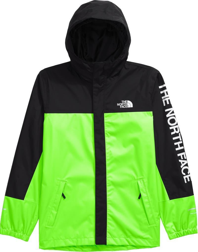 Antora Rain Jacket - Boys - safety green 1
