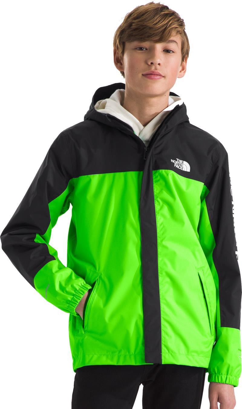 Antora Rain Jacket - Boys - safety green 1