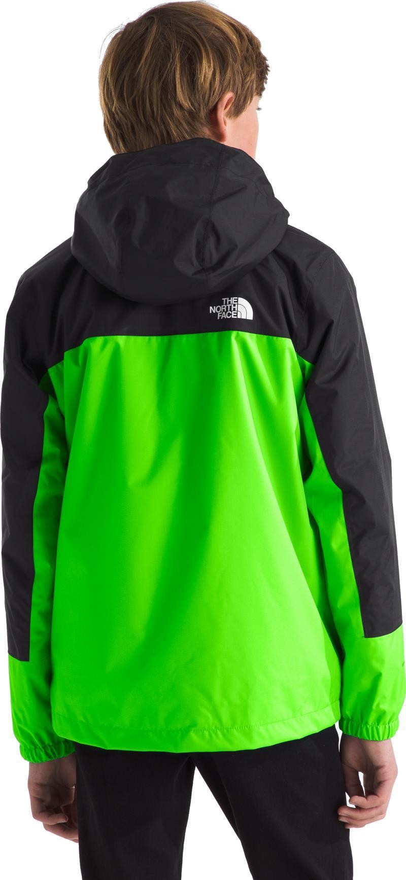 Antora Rain Jacket - Boys - safety green 1
