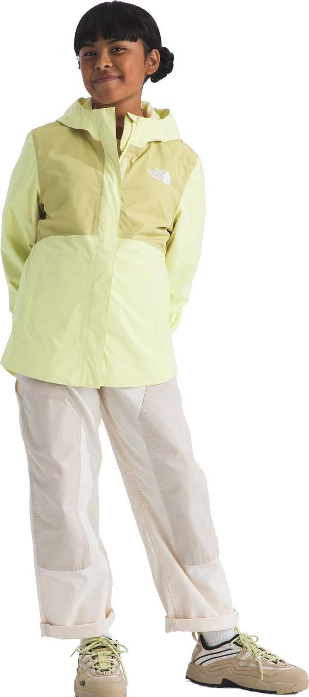 Antora Rain Jacket - Girls - lemon mist / pear 1
