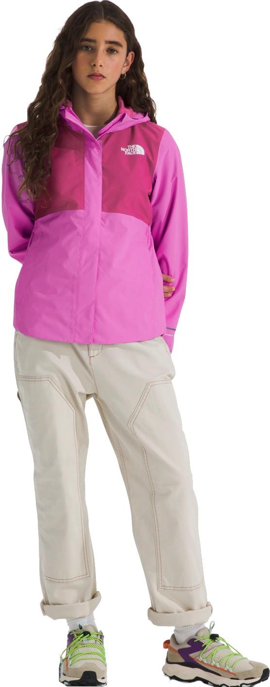 Antora Rain Jacket - Girls - violet crocus / fuchsia flash 1