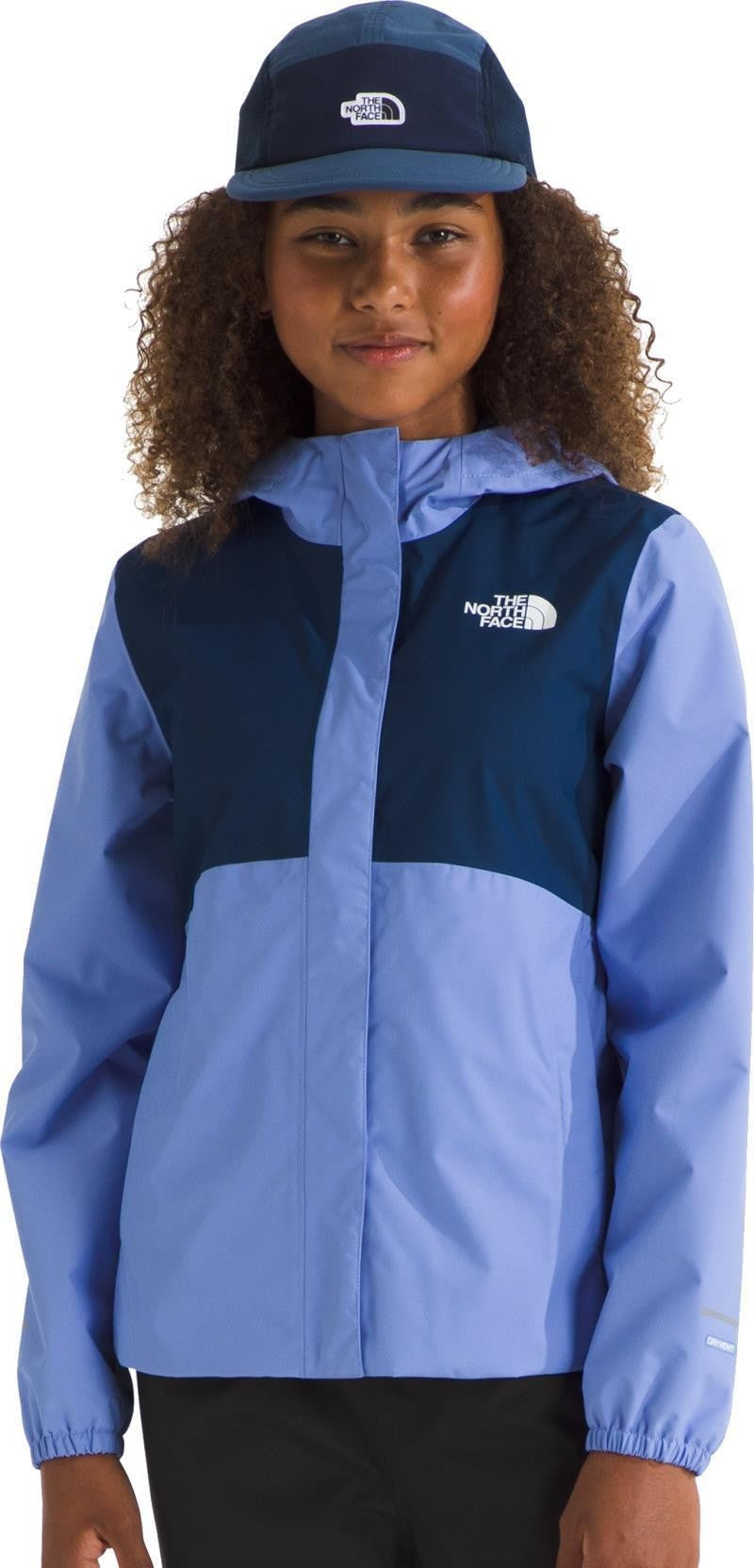 Antora Rain Jacket - Girls - virtual blue 1