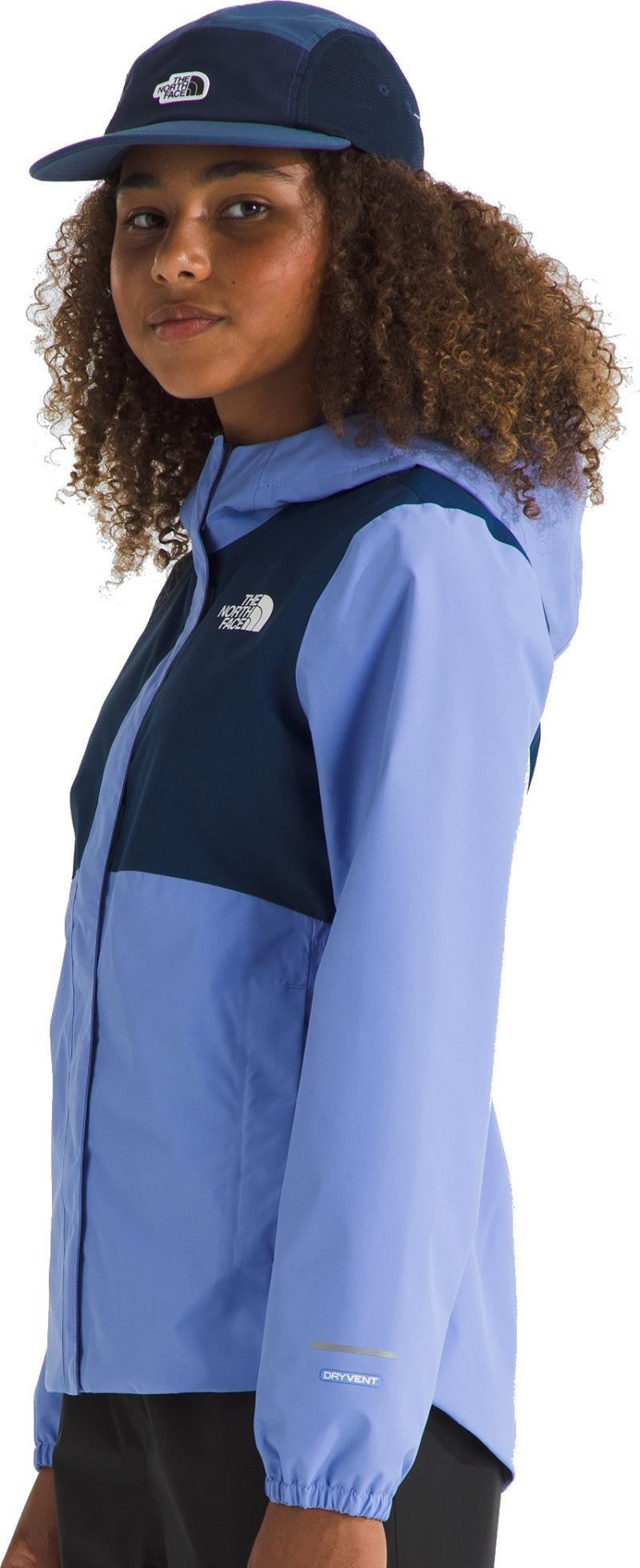 Antora Rain Jacket - Girls - virtual blue 1