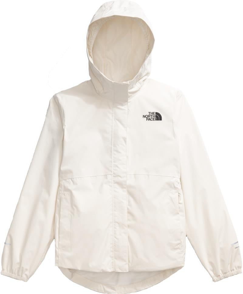 Antora Rain Jacket - Girls - white dune 1