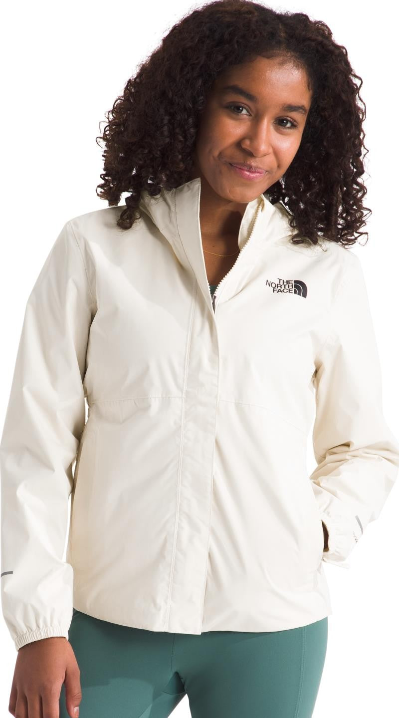 Antora Rain Jacket - Girls - white dune 1