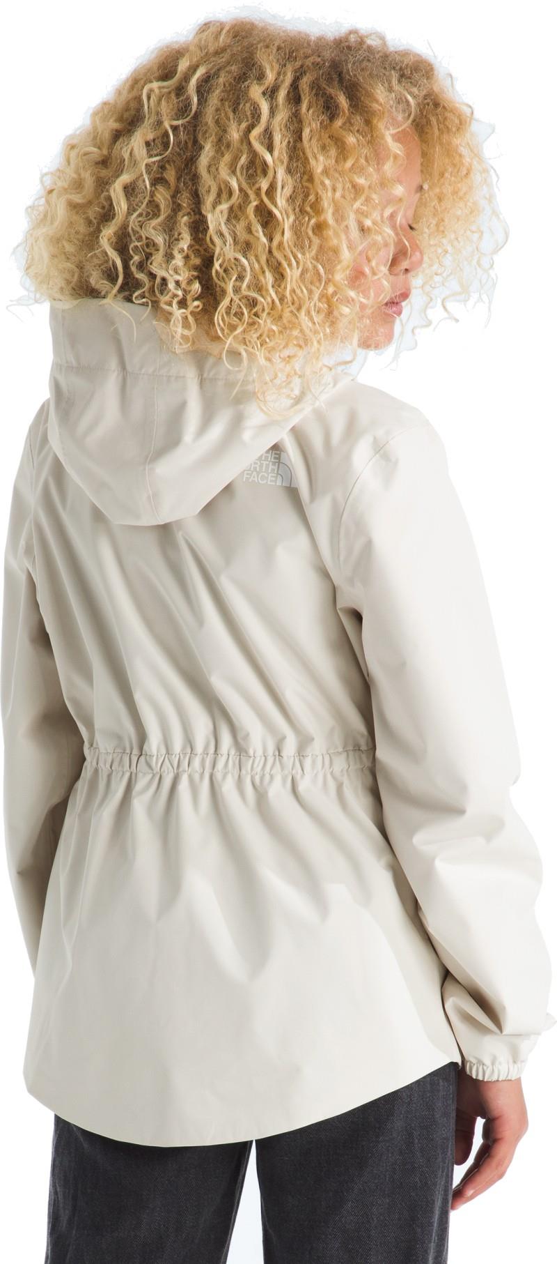 Antora Rain Jacket - Girls - white dune / white dune 1