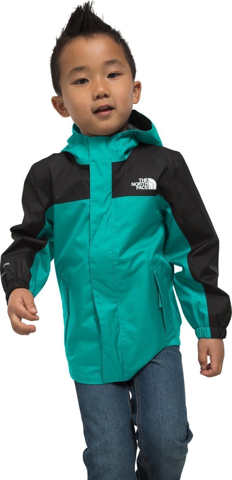 Antora Rain Jacket - Kids - geyser aqua 1