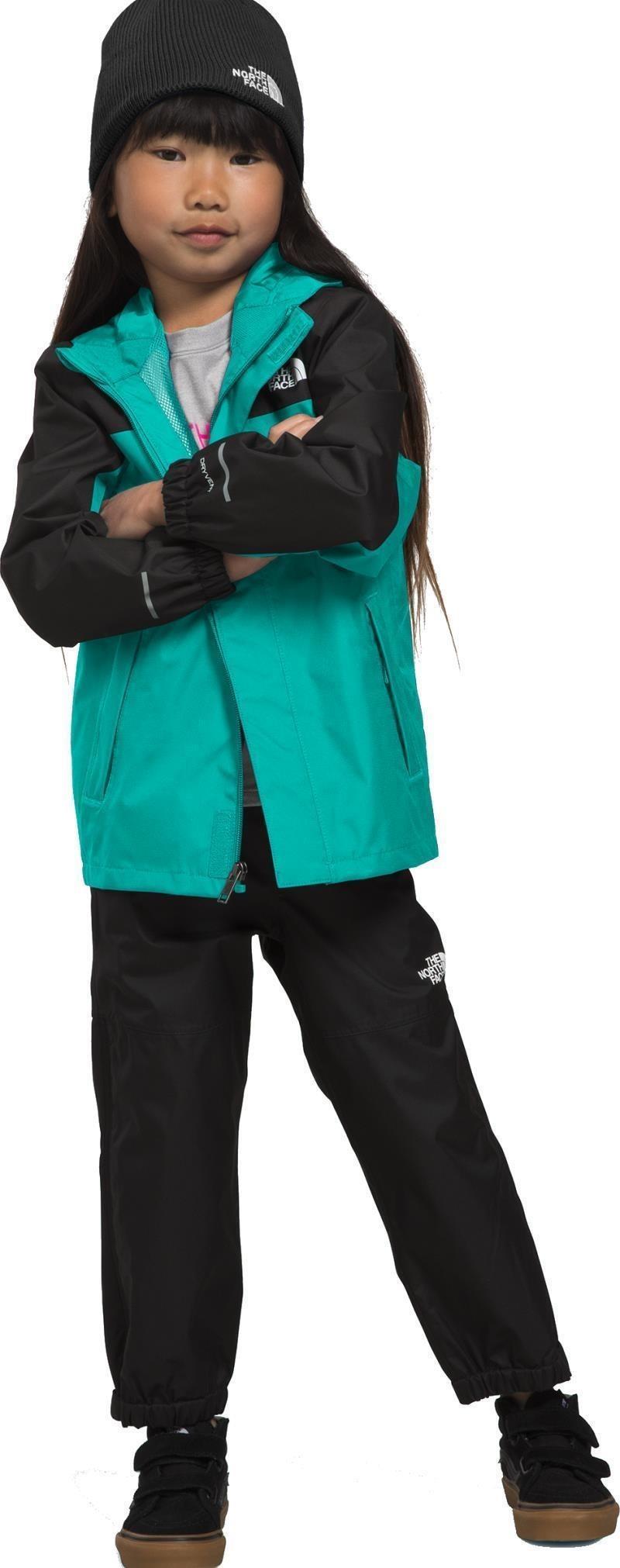 Antora Rain Jacket - Kids - geyser aqua 1